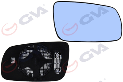 AYNA CAMI SAĞ A3 96-00 -A4 95-01 -A6 98-03 ISITMALI KONVEKS MAVİ CAM VM-039GHR