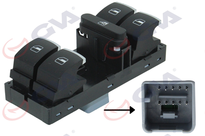 CAM AÇMA ANAHTARI SOL GOLF 6 09-12 -JETTA 11-17 -PASSAT 10-14 -TIGUNAN 08-18 -TOURAN 10-15 - AMAROK 11-16