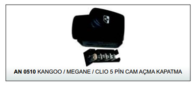 CAM AÇMA KAPAMA ANAHTARIAN0510/S5 PİN RENAULT MEGANE-KANGO-CLIO