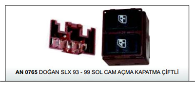 CAM AÇMA KAPAMA ANAHTARIAN0765SOL FIAT DKŞ DOĞAN SLX 93-99