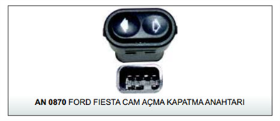 CAM AÇMA KAPAMA ANAHTARIAN0870FORD FİESTA 