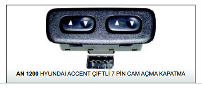 CAM AÇMA KAPAMA ANAHTARIAN12007 PİN HYUNDAI ACCENT 00>