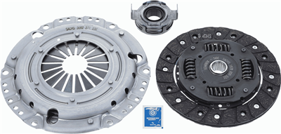 DEBRİYAJ SETİ BASKI+DİSK SKODA FAVORIT 1.3 89-94, FELICIA 1.3 97-02, VW CADDY II 1.6 96-00 