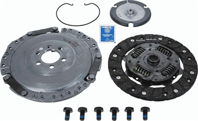 DEBRİYAJ SETİ BASKI+DİSK VW CADDY II 1.9 95-04, GOLF III 1.6/1.9 91-97, POLO 1.7/1.9 95-99 