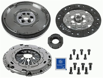 DEBRİYAJ SETİ BASKI+DİSK+BİLYA+VOLAN VW CADDY III TRANSPORTER T5 GOLF VIJETTA III 1.6 TDİ 1.9 TDİ 2004-2013 AXB-BJB-CAYC