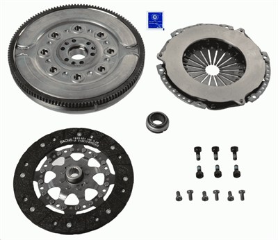 DEBRİYAJ SETİ VOLAN+BASKI+DİSK CITROEN BERLINGO 1.6 05-11, C4 I 1.6 04-11, C5 II 04 =>, PEUGEOT 206 04 =>, 207 1.6 06-13, 307 1.6 04-08, 308 I 1.6 07-14 