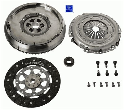 DEBRİYAJ SETİ VOLAN+BASKI+DİSK CITROEN BERLINGO 1.6 05-11, C4 I 1.6 04-11, C5 II 04 =>, PEUGEOT 206 04 =>, 207 1.6 06-13, 307 1.6 04-08, 308 I 1.6 07-14 