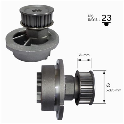 DEVİRDAİM ASTRA F-VECTRA B-CORSA B-TIGRA (94-00) ZAFIRA A 1.6 16V (X16XEL) ( EKK KEÇE ) 