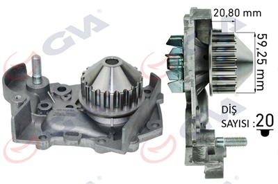 DEVİRDAİM R19-R9-CLIO-EXP 1.4 ENJ. E6J-E7J PA412