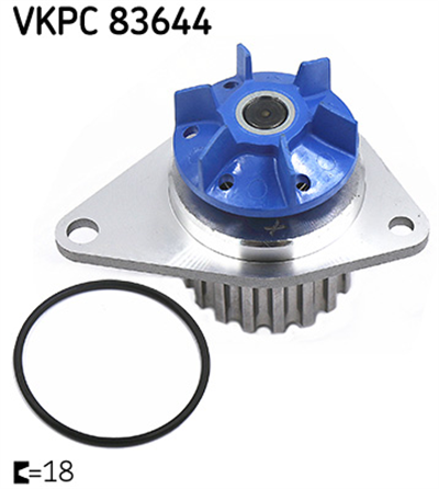 DEVIRDAIM SU POMPASI 206 YM BIPPER C2 C3 PARTNER BERLINGO TU3JP-TU3A 1.4 8V MQP 