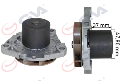 DEVİRDAİM SU POMPASI FIAT DOBLO 10>BRAVO II 07>14 500L-x 12>18 EGEA 15>OPEL ASTRA H-J-INSIGNIA 08> INSIGNIA 08>VECTRA C 04>ALFA ROMEO 159 GIULIETTA 10>MITO 11>JEEP RANEGADE 1.6D MTJ 1.9D MTJ 2.0 CDT