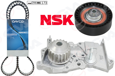 DEVİRDAİMLİ EKSANTRİK GERGİ KİTİ 096x173 DACIA LOGAN 04> SANDERO 08> DOKKER 13> 1.4 K7J 1.6 K7M