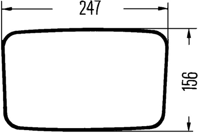 DİKİZ AYNASI SOL-SAĞMERCEDES-BENZ T1 601 77-96, T2/ 