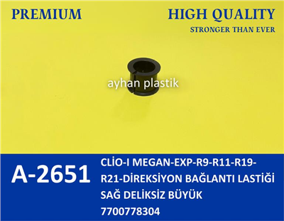 DİREKSİYON BAĞLANTI LASTİĞİ SAĞ DELİKSİZ BÜYÜK CLİO-I MEGAN-EXP-R9-R11-R19-R21