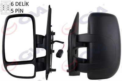 DIŞ DİKİZ AYNASI SOL MASTER II 01> MOVANO 04> ELEKTRİKLİ ISITMALI KONVEKS 5 FİŞ VM-969EHL 5 FİŞ VM-969EHL