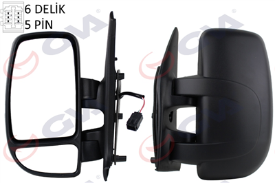 DIŞ DİKİZ AYNASI SOL MASTER II 01> MOVANO 04> ELEKTRİKLİ ISITMALI KONVEKS 5 FİŞ VM-969EHL 5 FİŞ VM-969EHL