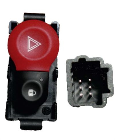 DÖRTLÜ SİNYAL İÇ KİLİTLEME ANAHTARIAN0458RENAULT CLIO 2009 >