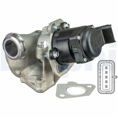 EGR VALFİ FORD FIESTA V 1.6 TDCİ 08 =>, FOCUS C-MAX 1.6 TDCI 05-07, FOCUS II 1.6 TDCI 05-12, VOLVO C30 1.6 D 06-12, S40 II 1.6 D 05-12, S80 II 1.6 D DRIVE 10-11, V50 1.6 D 05-12, V70 III 1.6 D 09-11, MINI ONE D 09-10, COOPER D 06-10, CLUBMAN COOPER D