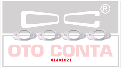 EGZOZ MANİFOLD CONTASI 4 ADET CELİK VOLKSWAGEN GOLF, PASSAT, JETTA, POLO 1.6-1.8-1.9D-TDI 