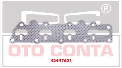 EGZOZ MANİFOLD CONTASI ÇELİK OPEL VECTRA, ASTRA, OMEGA 2.0 16V 