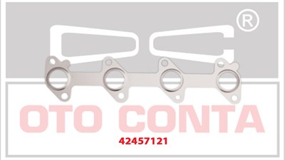 EGZOZ MANİFOLD CONTASI ÇELİK RENAULT CLIO, KANGOO, MEGANE II, 1.5 D K9K 