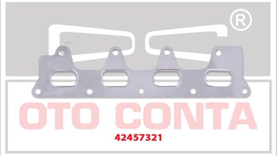 EGZOZ MANİFOLD CONTASI ÇELİK RENAULT MEGANE, LAGUNA, SCENIC 1.8-2.0 16V F4R 