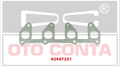 EGZOZ MANİFOLD CONTASI METAL KAPLİ OPEL ASTRA F, CORSA A, CORSA B, KADETT 1.4-1.6 8V 