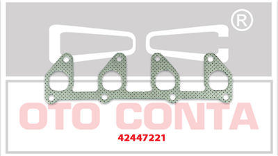 EGZOZ MANİFOLD CONTASI METAL KAPLİ OPEL ASTRA F, CORSA A, CORSA B, KADETT 1.4-1.6 8V 