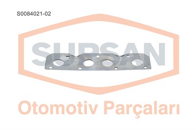 EGZOZ MANİFOLD CONTASI PASLANMAZ ÇELİK RENAULT MEGANE, CLIO SYMBOL 1.4-1.6 8V, R19 1.4 I, DACIA SOLENZA ENG. K7M-K7J 