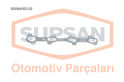 EGZOZ MANİFOLD CONTASI PASLANMAZ ÇELİK FIAT DOBLO, MAREA 1.9 JTD, 1.9 MULTIJET ENG. 188 B 2.000 