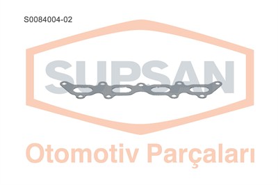 EGZOZ MANİFOLD CONTASI SACLI STANDARD KLİNGRİT FIAT DOBLO, PALIO, ALBEA, PALIO 1.2 16V 05=> ENG. 188 A 5.000 