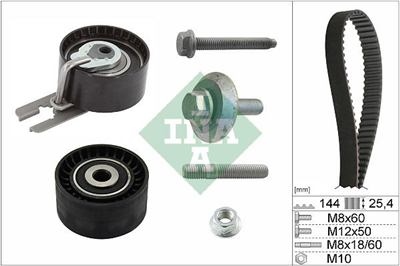 EKSANTRİK GERGİ KİTİ 144 DİŞ EURO4 P206-P307-C1-C2-C3-NEMO-BIPPER-FIESTA 02> 1.4 HDI-TDCI