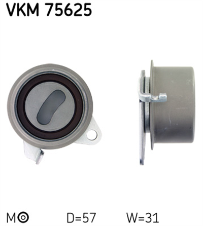 EKSANTRİK GERGİ RULMANI MITSUBUSHI CARISMA 1.3 00-04 -COLT V 1.3 96-03 -LANCER 1.3-1.6 