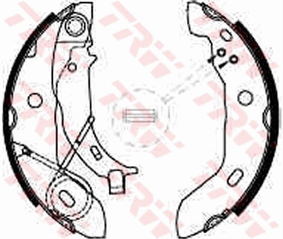 EL FREN BALATASI ARKA MERCEDES-BENZ A SERİSİ A 140-160 97-04, A 170 CDİ 98-04, A 160 CDİ 98-04 