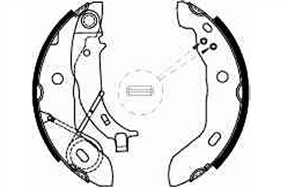 EL FREN BALATASI ARKA MERCEDES-BENZ A SERİSİ A 140-160 97-04, A 170 CDİ 98-04, A 160 CDİ 98-04 