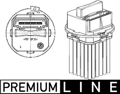 FAN AYAR REGULATÖRÜ 12V CITROEN C3 II 1.1 I 09-13, 1.4 09-16, 1.4 VTI 09=>, 1.4-1.6 HDI 09=>, C4 I 1.4-1.6 16V 04-11, 2.0 16V 04-11, C5 III 1.8-2.0 16V 08=>, 3.0 V6 08=>, 1.6 HDI 08=>, DS3 1.6 THP 10-15, 1.6 RACING 11-15, 1.6 HDI 09-15 