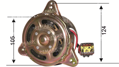 FAN MOTORU 12V 120-250W RFM1540 PEUGEOT 106 1.1-1.4-1.6 04-> KLİMALI 