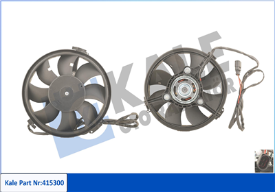 FAN MOTORU AUDI A6 1.8 97-05, 1.8 T 97-05, 1.8 T QUATTRO 97-05, 2.4 97-05, 2.4 QUATTRO 97-05, 2.7 T 99-05, 2.7 T QUATTRO 97-05, 2.8 97-05, 1.9 TDI 97-05, 2.5 TDI 97-05, 2.5 TDI QUATTRO 97-05 300W 280mm 