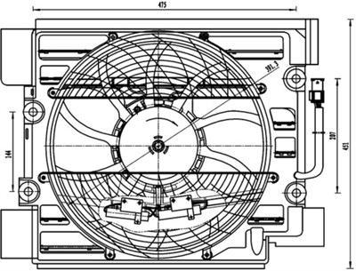 FAN MOTORU BMW 5 SERİSİ E39 95-03 