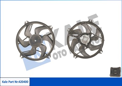 FAN MOTORU CITROEN BERLINGO 1.6 HDI 05-11, 1.9 D 98-05, 1.9 D 4WD 98-05, PEUGEOT 807 2.0 HDI 02=>, PARTNER MPV 1.6 HDI 05-15, 2.0 HDI 00-08 