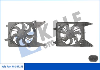 FAN MOTORU DACIA LOGAN 06=> SANDERO 08=> DUSTER 