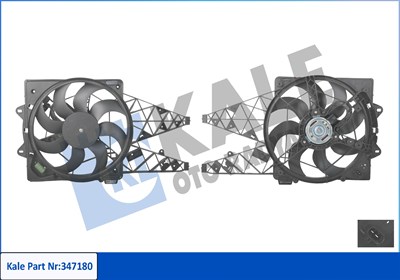FAN MOTORU DAVLUMBAZLI FIAT DOBLO III 1.6D-2.0D 08=> 