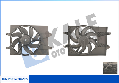 FAN MOTORU DAVLUMBAZLI FORD FIESTA V 01-06, FUSION 01-12 1.6 16V, MAZDA II-III 