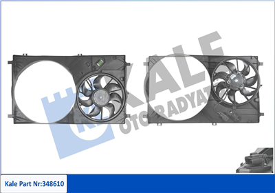 FAN MOTORU DAVLUMBAZLI FORD TRANSIT V363 (PANTHER ENGINE) 2.0TDI 14<19 (12V) 