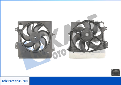 FAN MOTORU DAVLUMBAZLI PEUGEOT 207 06=>, 208 12=>, 1007 05=>,CITROEN C2 03=>, C3 02=>, DS3 10=>