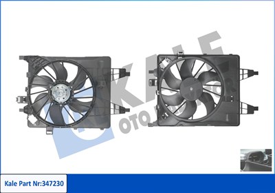 FAN MOTORU DAVLUMBAZLI RENAULT MEGANE I 97-99, MEGANE II 1.4-1.6-2.0-1.5 DCI-1.9 DCI-SCENIC II 1.6-1.5 DCI-1.9 DCI 03=> 