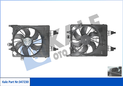 FAN MOTORU DAVLUMBAZLI RENAULT MEGANE I 97-99, MEGANE II 1.4-1.6-2.0-1.5 DCI-1.9 DCI-SCENIC II 1.6-1.5 DCI-1.9 DCI 03=> 