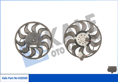 FAN MOTORU OPEL ASTRA H 1.6 TURBO 07-10, 2.0 TURBO 04-10, 1.3 CDTI 05-10, 1.7 CDTI 04-10, 1.9 CDTI 05-10, 1.9 CDTI 16V 04-10 280W 315MM 