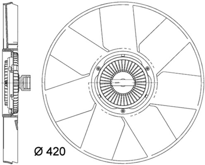 FAN MOTORU OPEL MOVANO B 2.3 CDTI RWD 10=>, RENAULT MASTER III 2.3 DCI RWD 10=> 