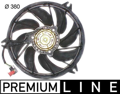 FAN MOTORU P206 1.1-1.4-1.4-1.6-2.0 16V-1.6HDI-2.0HDI 98 > 250W-385mm